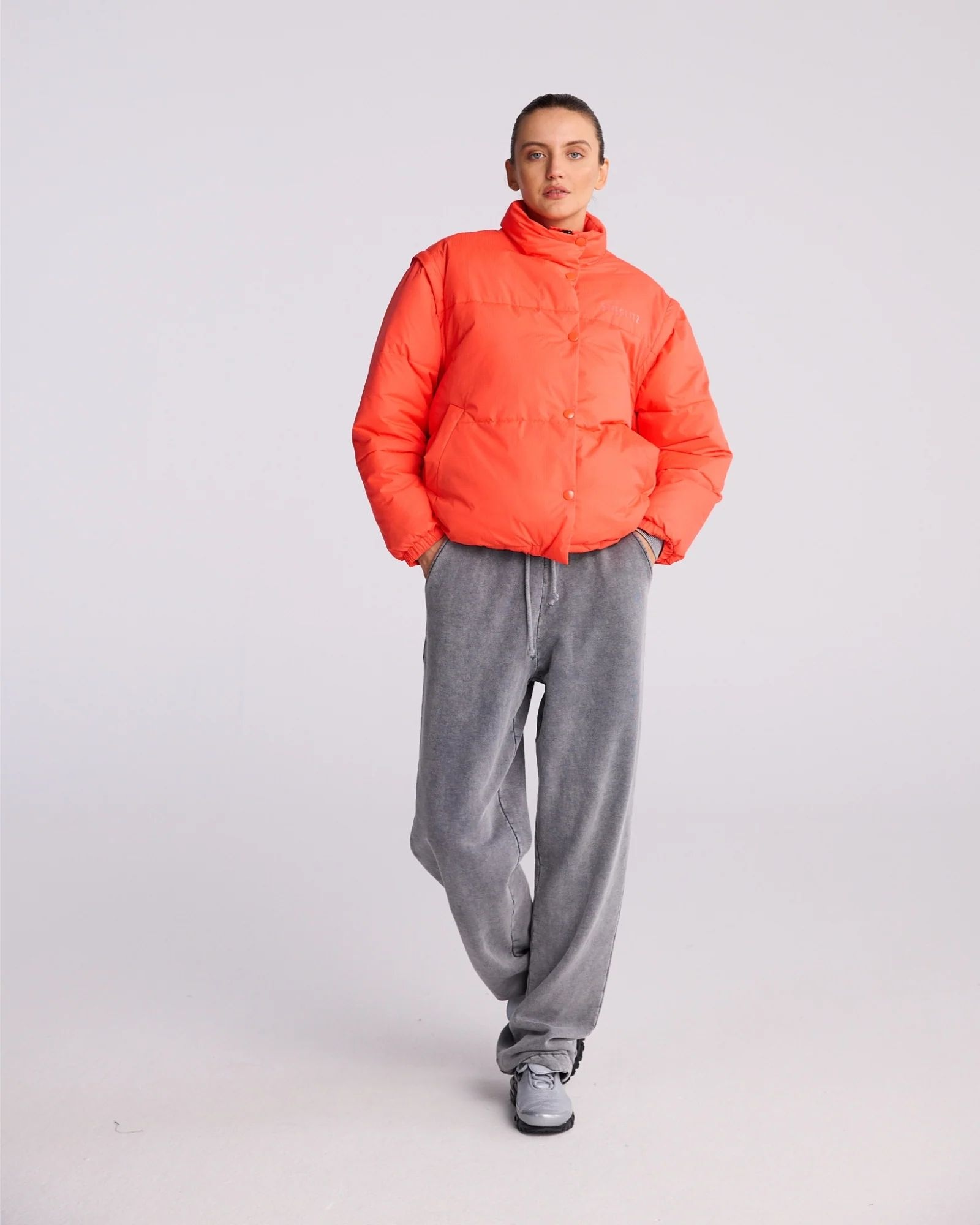 Stieglitz Charo puffer jacket Orange