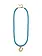 Anni Lu Lady luck necklace faded denim