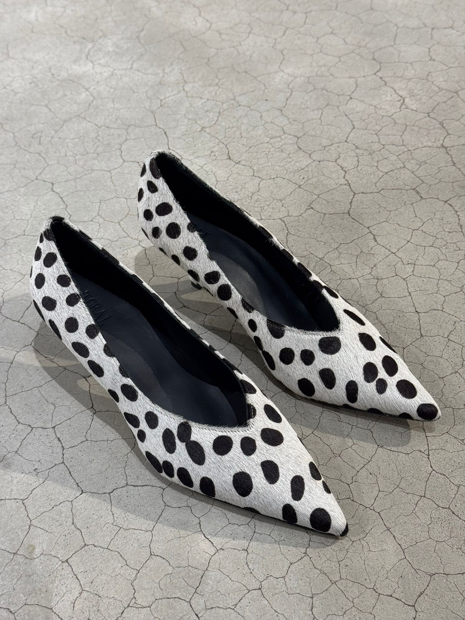 Toral Alexia pump Blanco negro