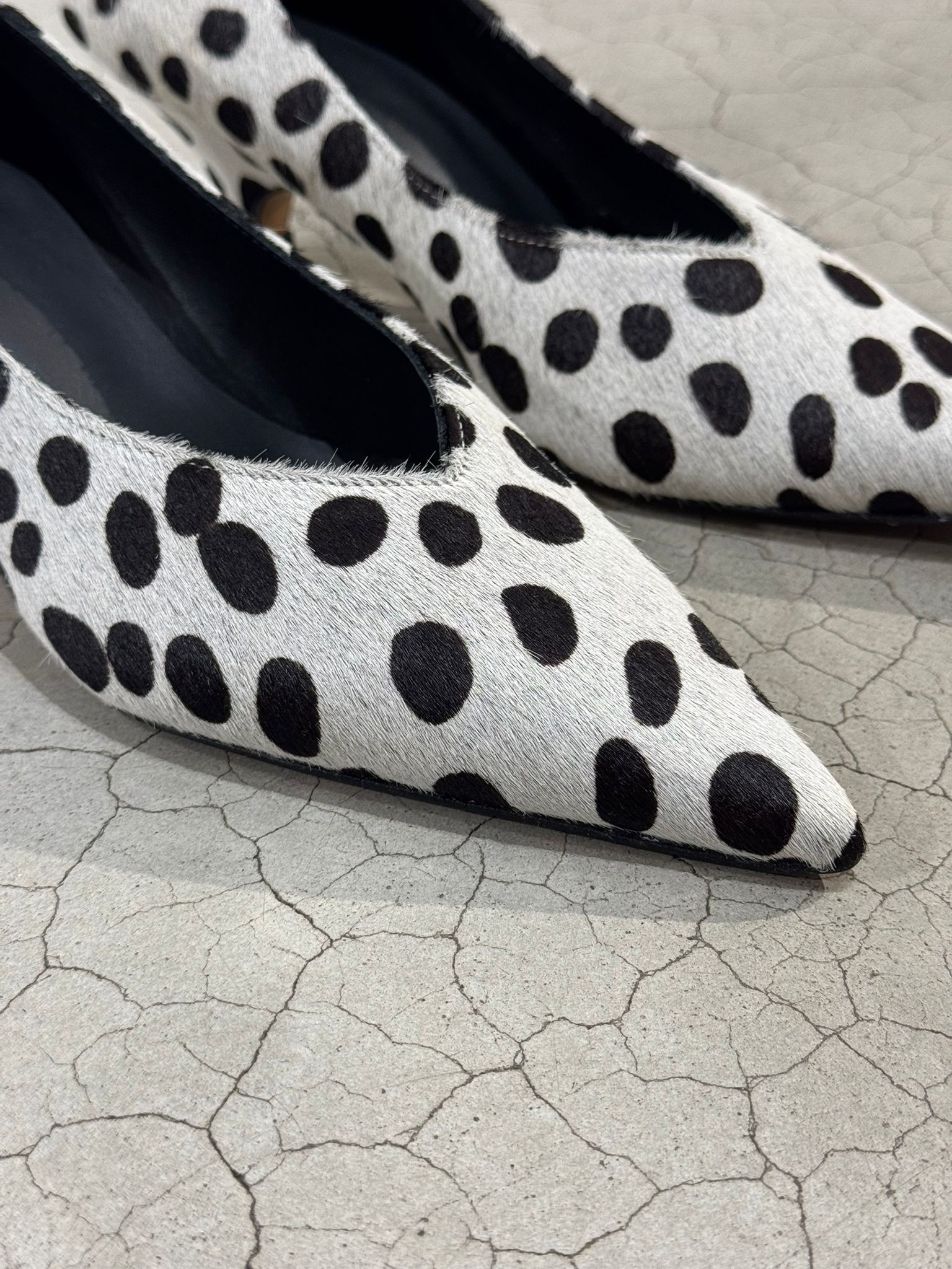 Toral Alexia pump Blanco negro