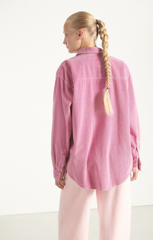 American Vintage PADO06AH shirt Vieux rose vintage