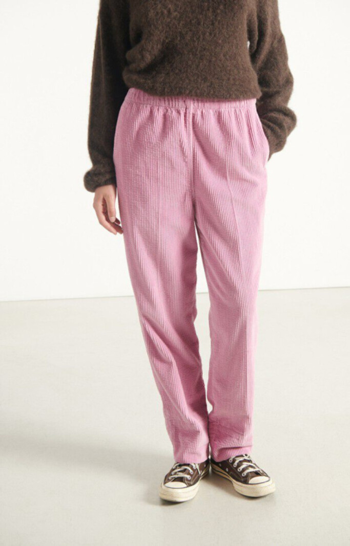 American Vintage PADO137H25 pants Vieux rose vintage