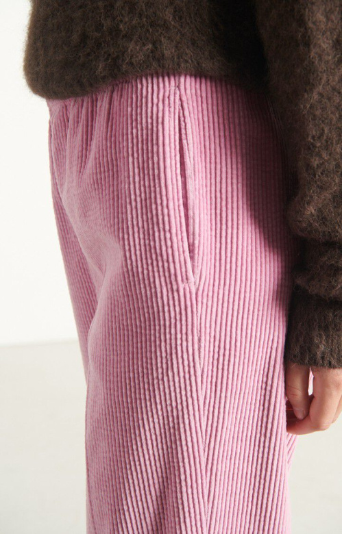 American Vintage PADO137H25 pants Vieux rose vintage