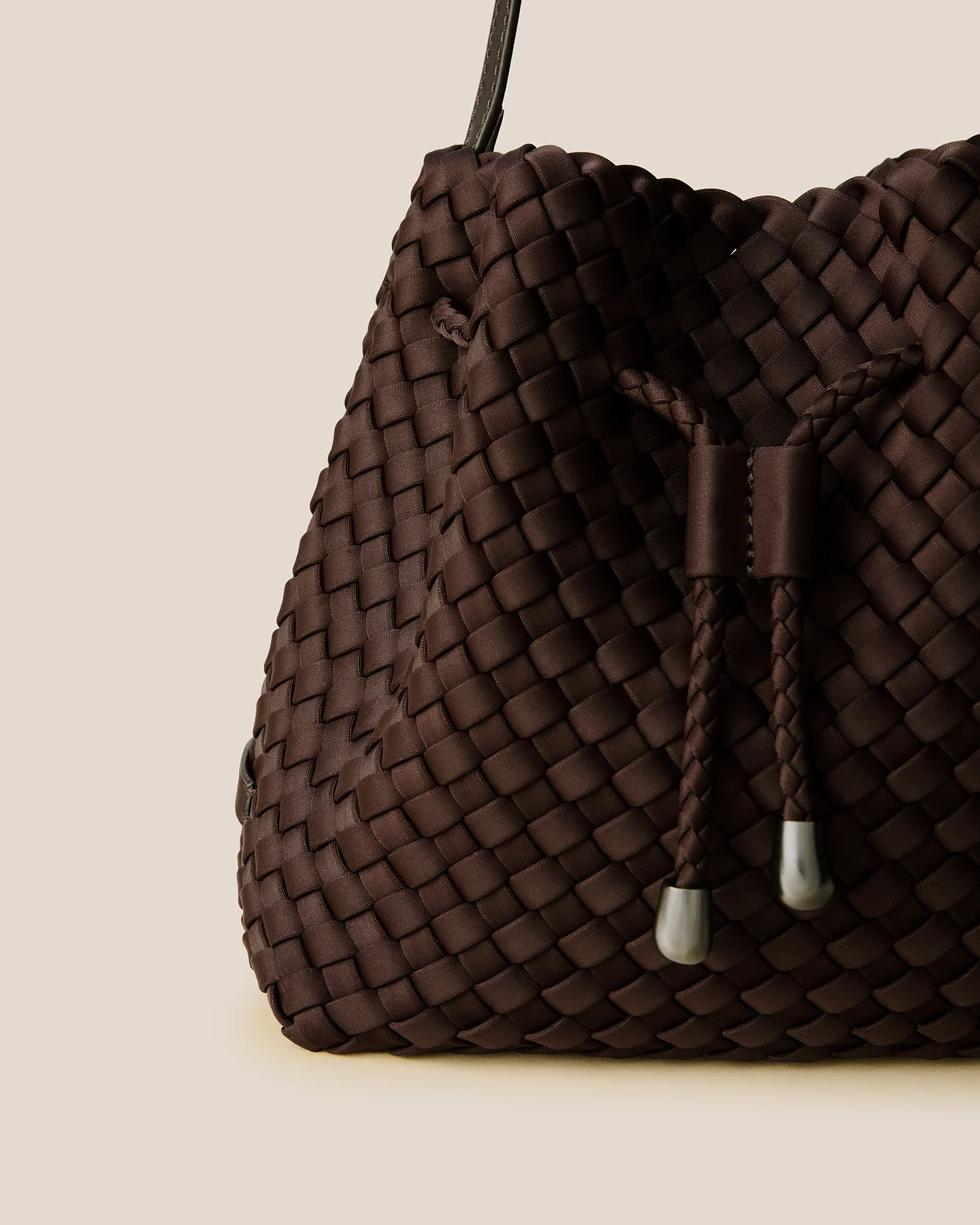 Naghedi Gramercy bucket bag medium Chocolate