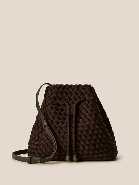Naghedi Gramercy bucket bag medium Chocolate