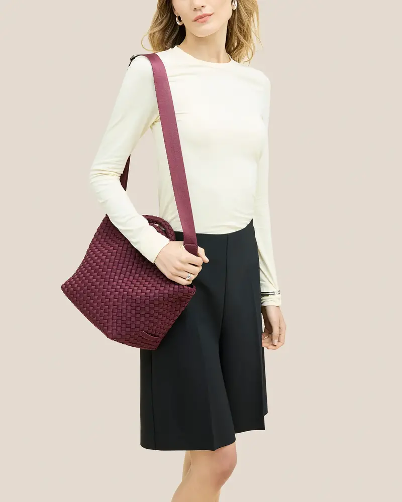Naghedi St Barths small tote Bordeaux