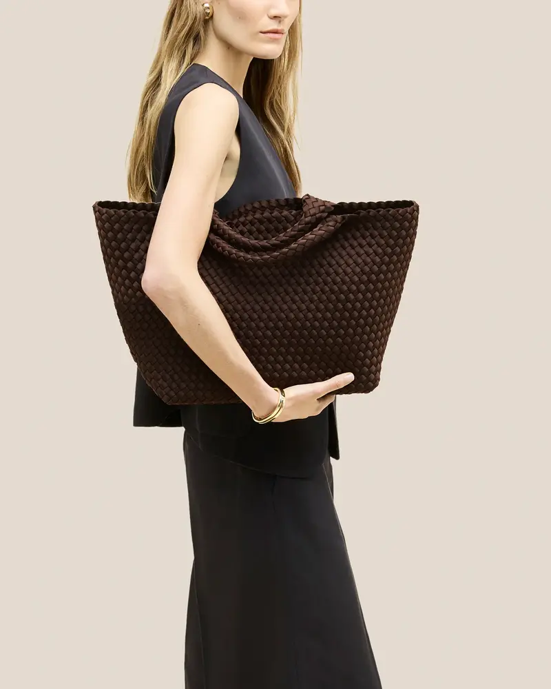 Naghedi St Barths large tote Chocolate