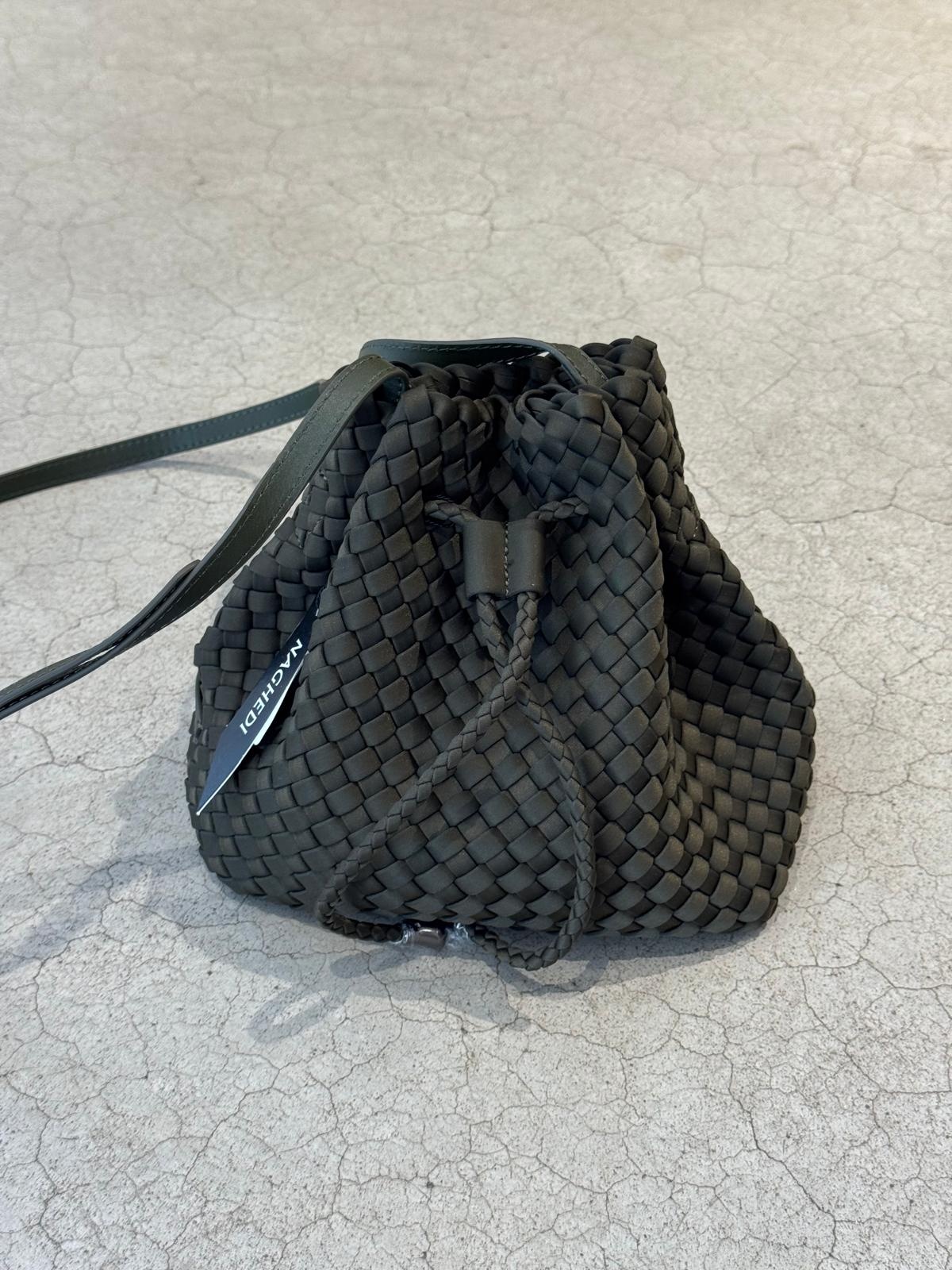 Naghedi Gramercy bucket bag medium Olive