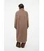 Studio AR Scarlet faux mink zigzag jas Camel