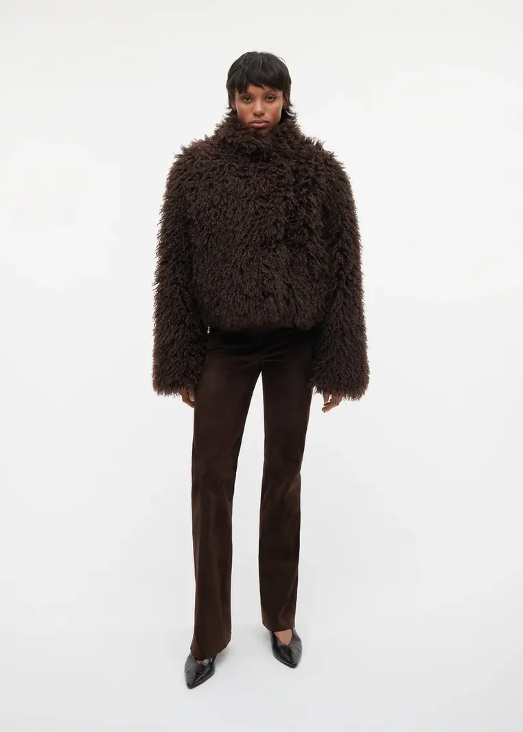 Studio AR Millie faux tibet lamb jas Morro