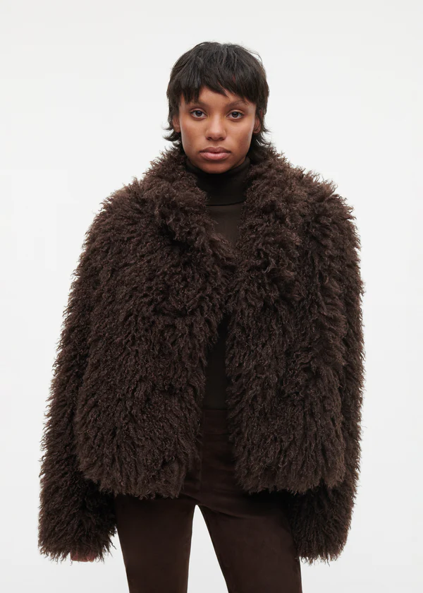 Studio AR Millie faux tibet lamb jas Morro