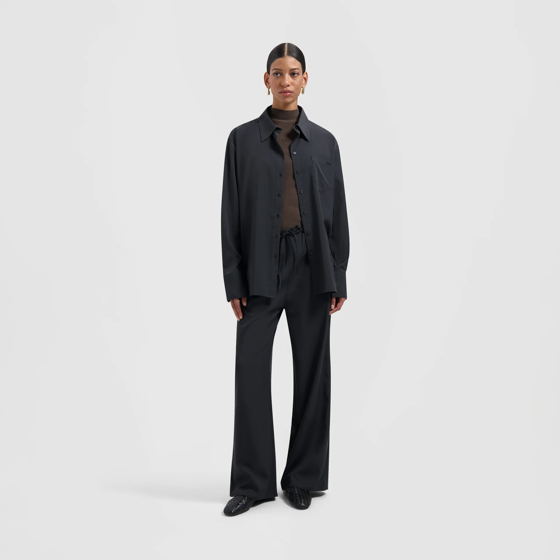 OLAF Drapy pant Charcoal