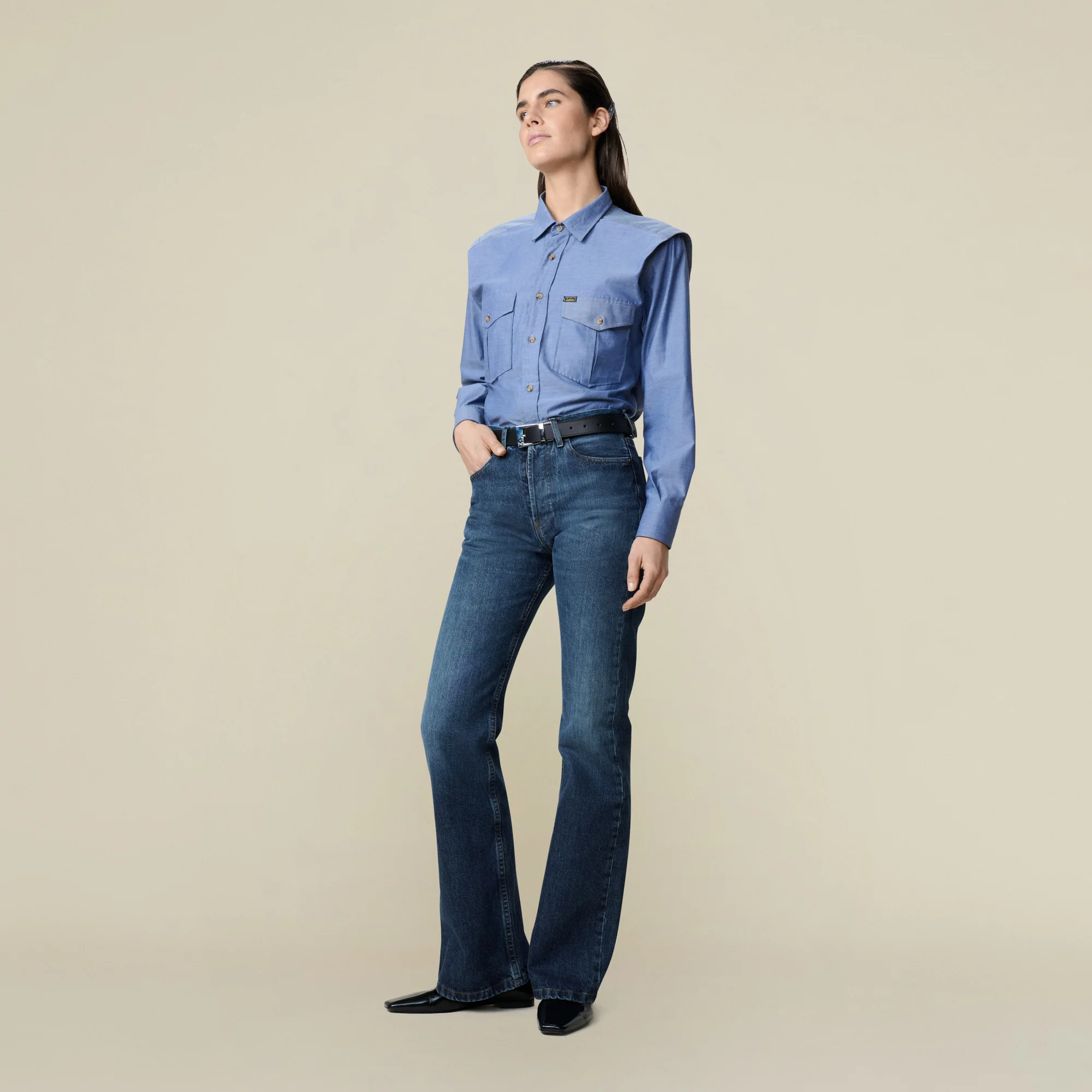 Lois Lindsay boot jeans Dark stone