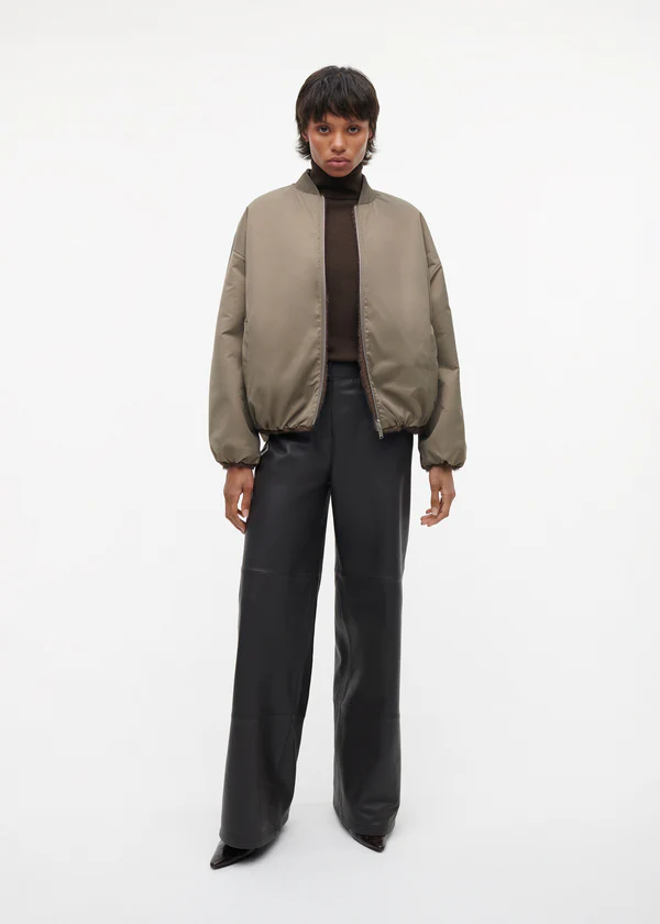 Studio AR Etta faux mink jas Choco