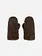 Studio AR Evalyn faux mink wanten Choco