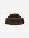 Studio AR Enola faux mink bucket hat Choco
