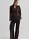 Second Female Fique fitted blazer Chocolate plum