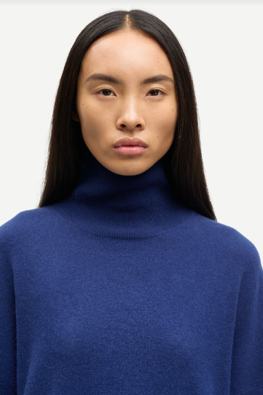 Samsoe Samsoe Nola turtleneck Medieval blue