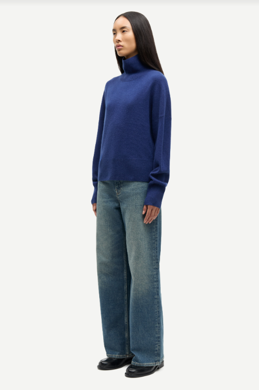 Samsoe Samsoe Nola turtleneck Medieval blue