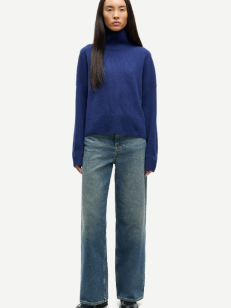 Samsoe Samsoe Nola turtleneck Medieval blue