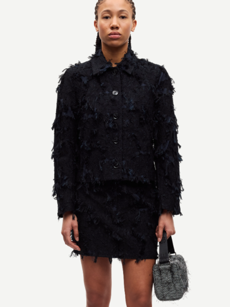 Samsoe Samsoe Sacress jacket Charcoal art