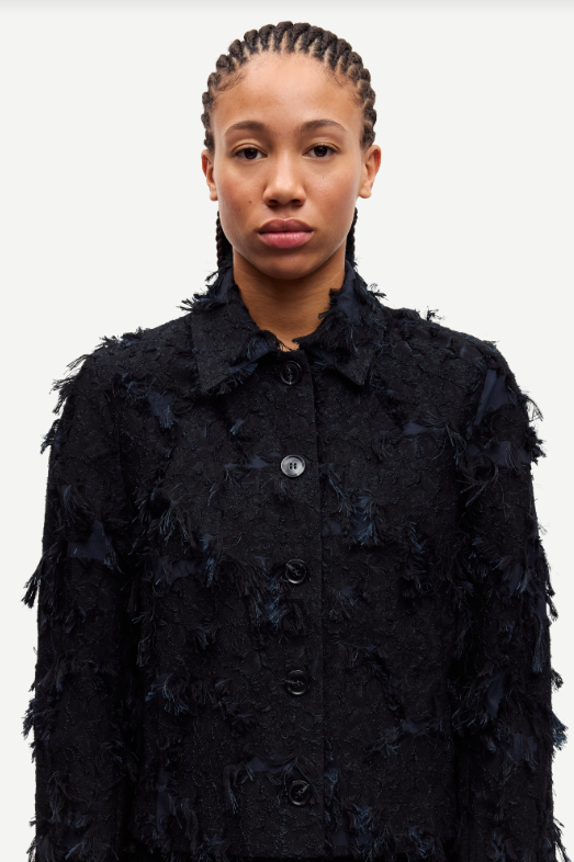 Samsoe Samsoe Sacress jacket Charcoal art