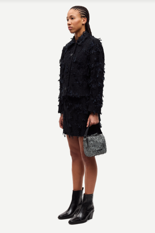 Samsoe Samsoe Sacress jacket Charcoal art