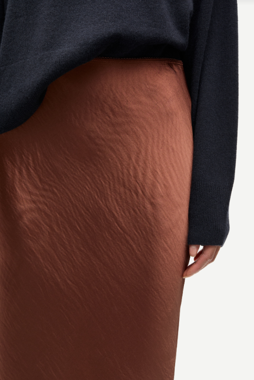 Samsoe Samsoe Saagneta long skirt Tortoise shell