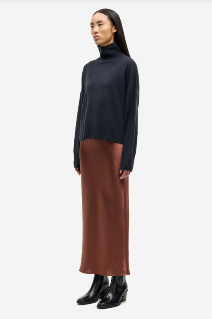 Samsoe Samsoe Saagneta long skirt Tortoise shell