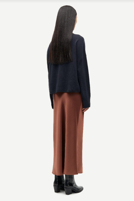 Samsoe Samsoe Saagneta long skirt Tortoise shell