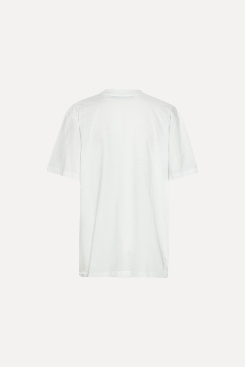 ROTATE Oversized t-shirt Bright white kiss