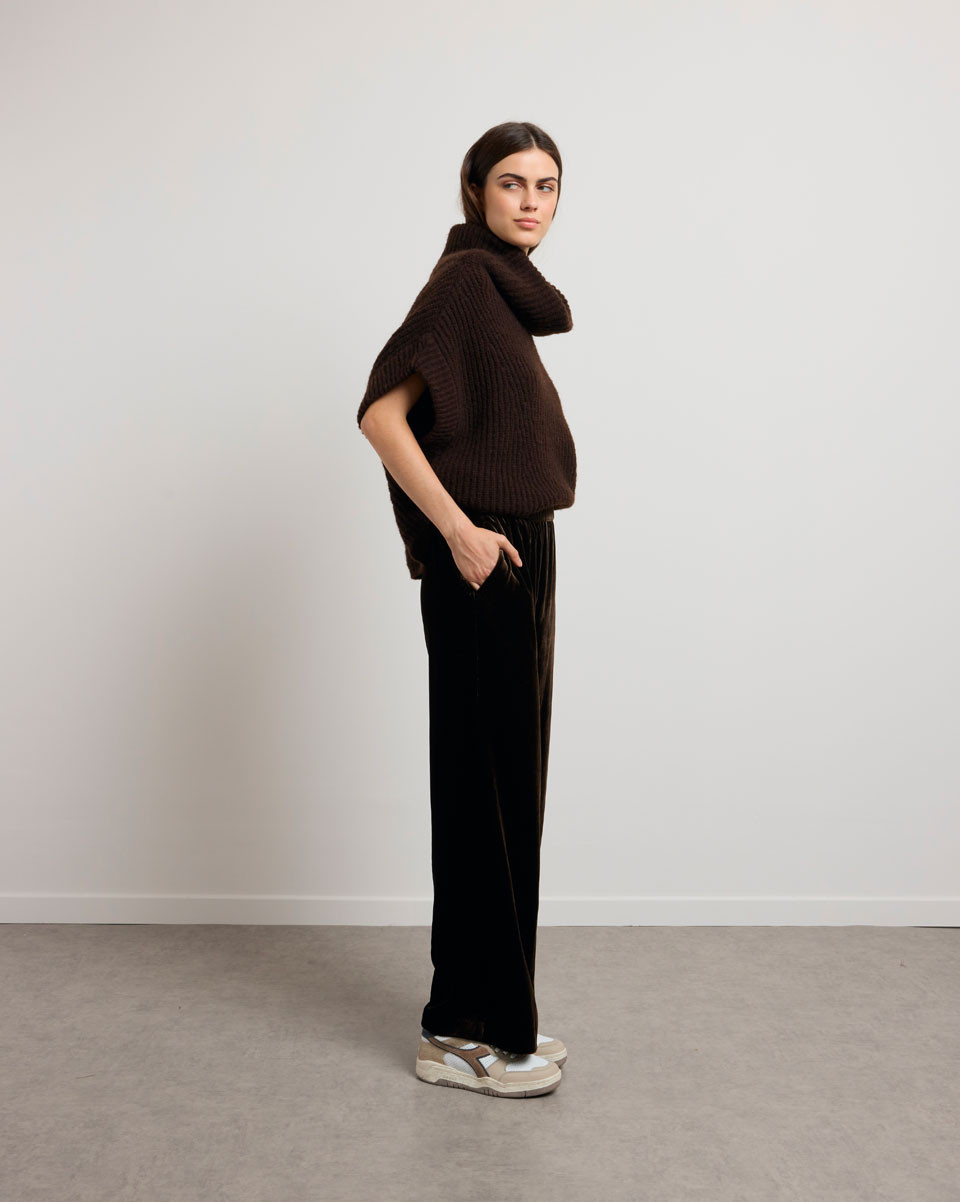 KARMA KOMA Pierrot long pants Choco