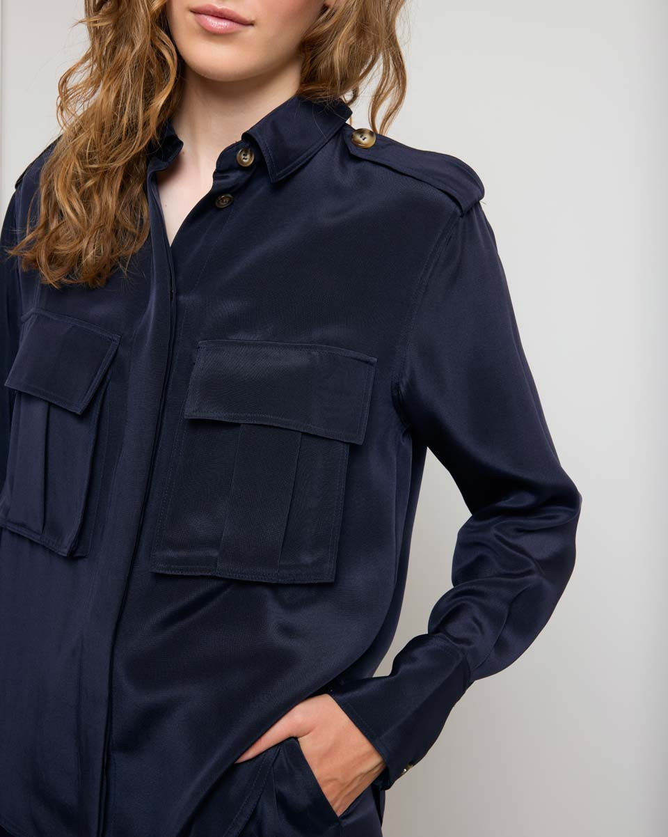 KARMA KOMA Indiana shirt Marine