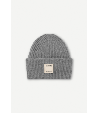 Samsoe Samsoe Samsoe W muts Dark grey melange