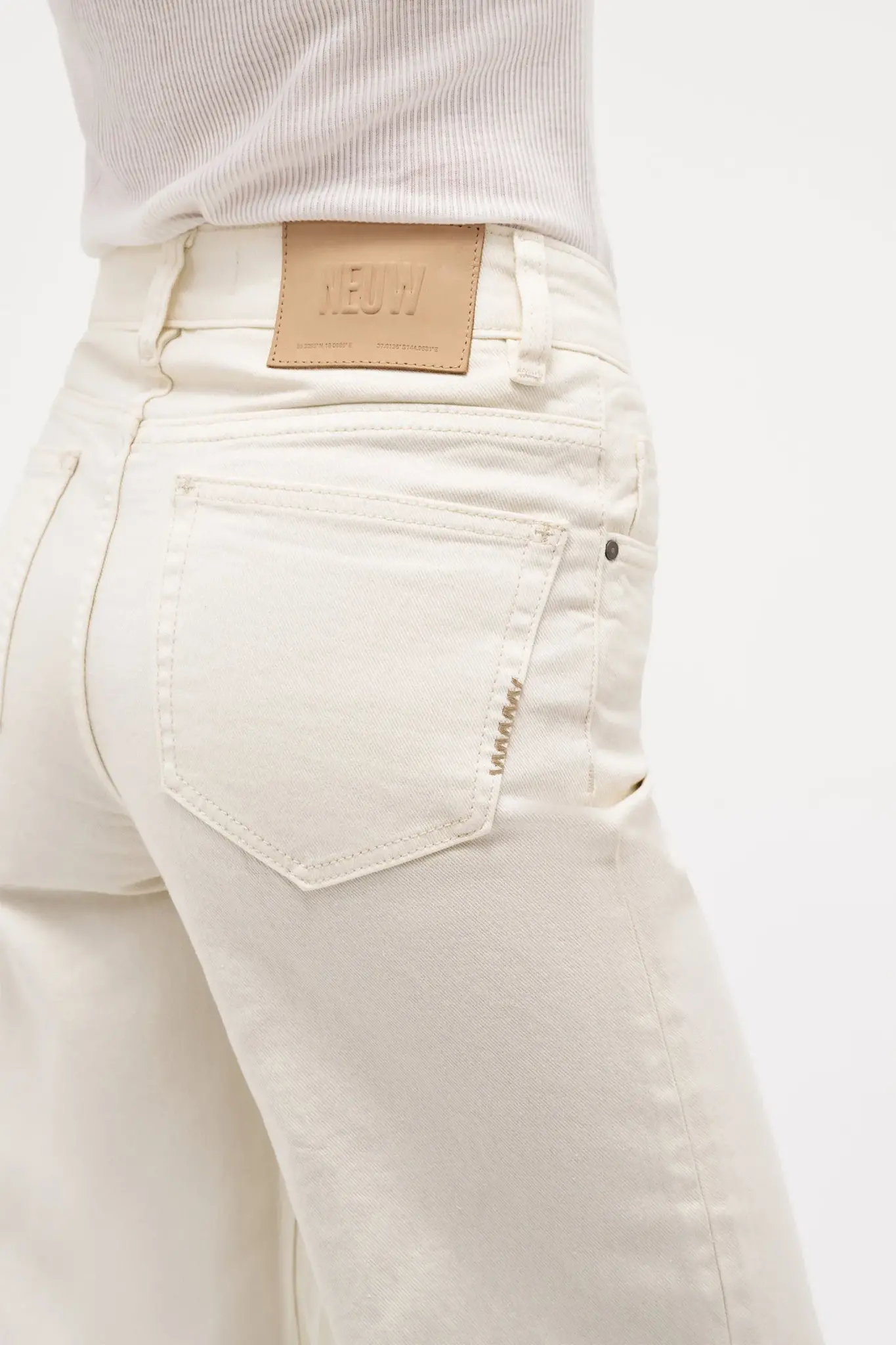 Neuw Eva wide jeans Cream