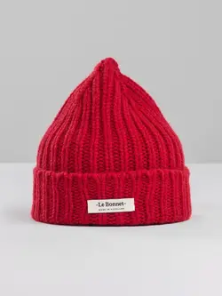 Le Bonnet Le bonnet logo muts Framboise
