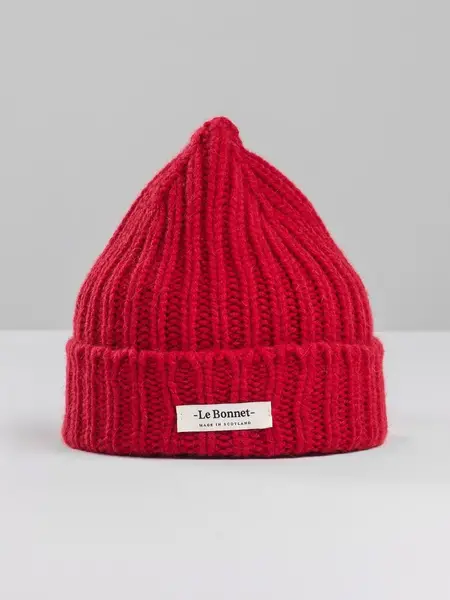 Le Bonnet Le bonnet logo muts Framboise