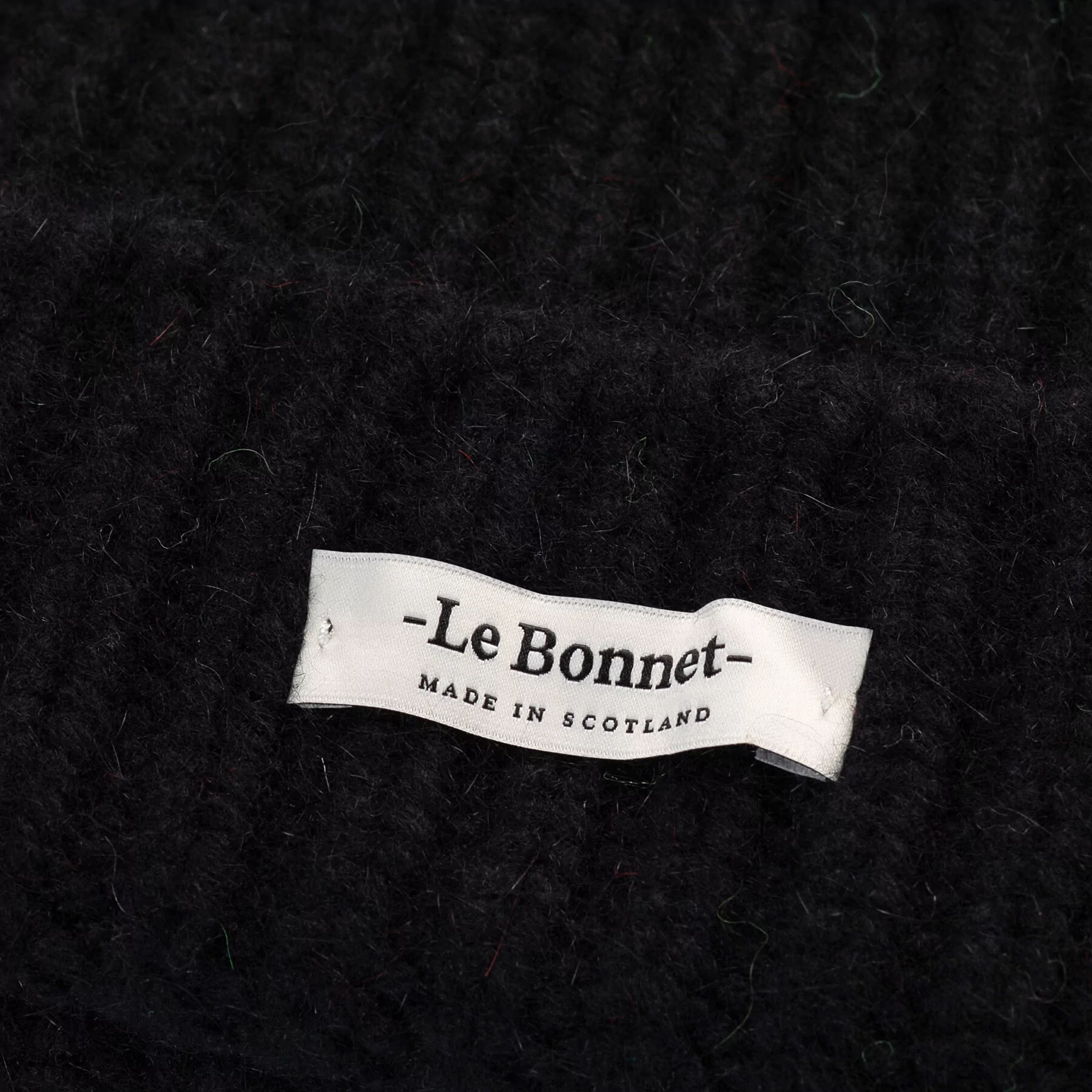 Le Bonnet Le bonnet logo muts Onyx