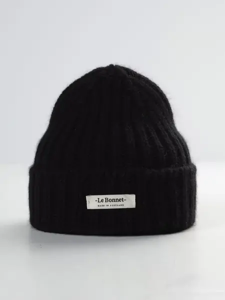 Le Bonnet Le bonnet logo muts Onyx