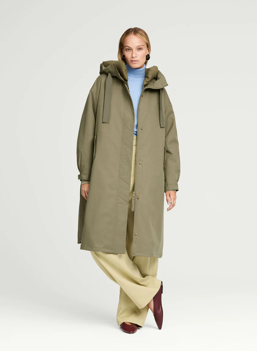 G-Lab Akira lange jas Olivine