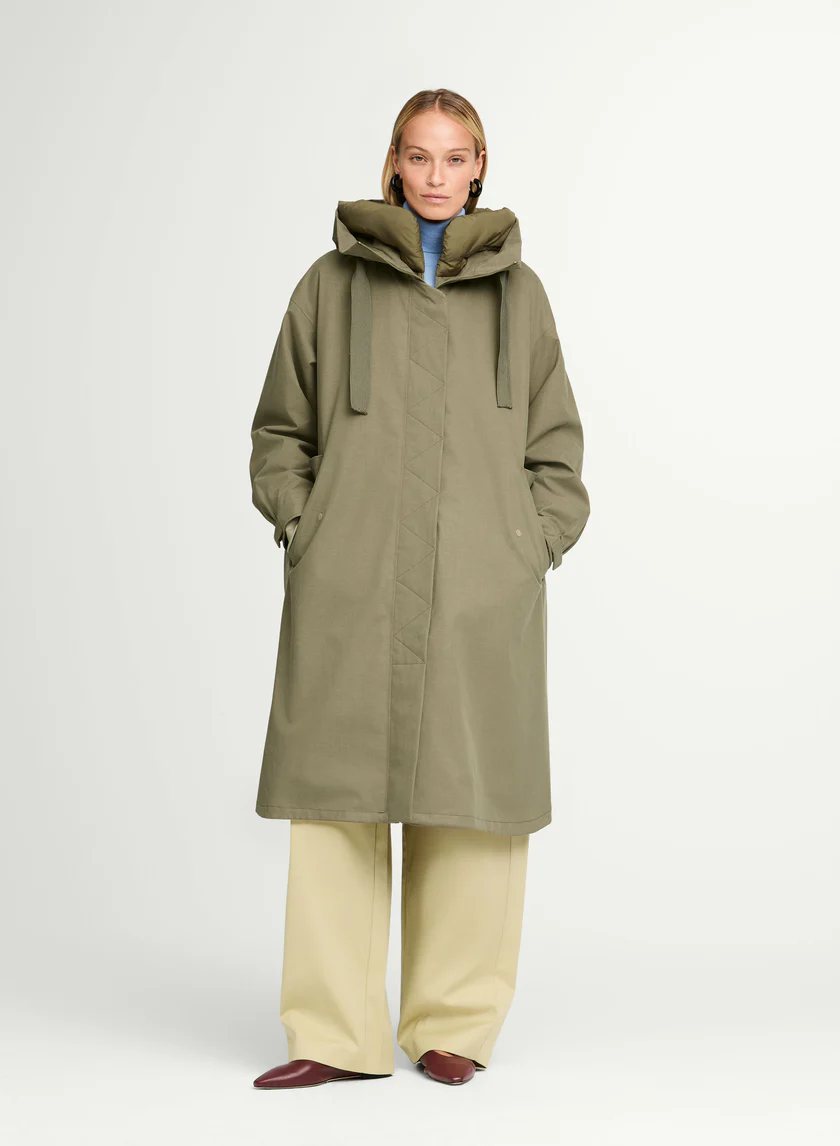 G-Lab Akira lange jas Olivine