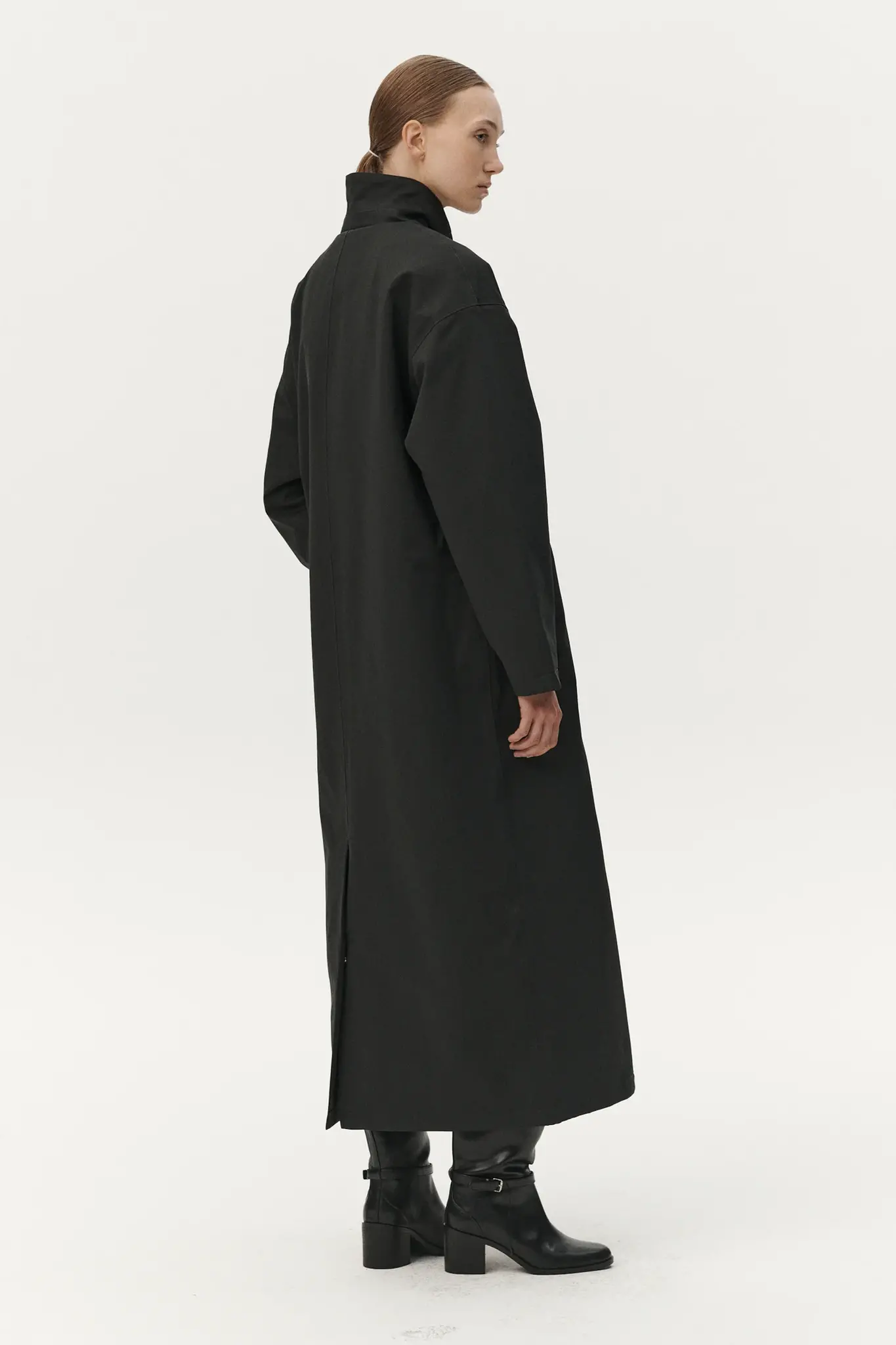 Welter Shelter Janice b long nin spin jacket Washed black