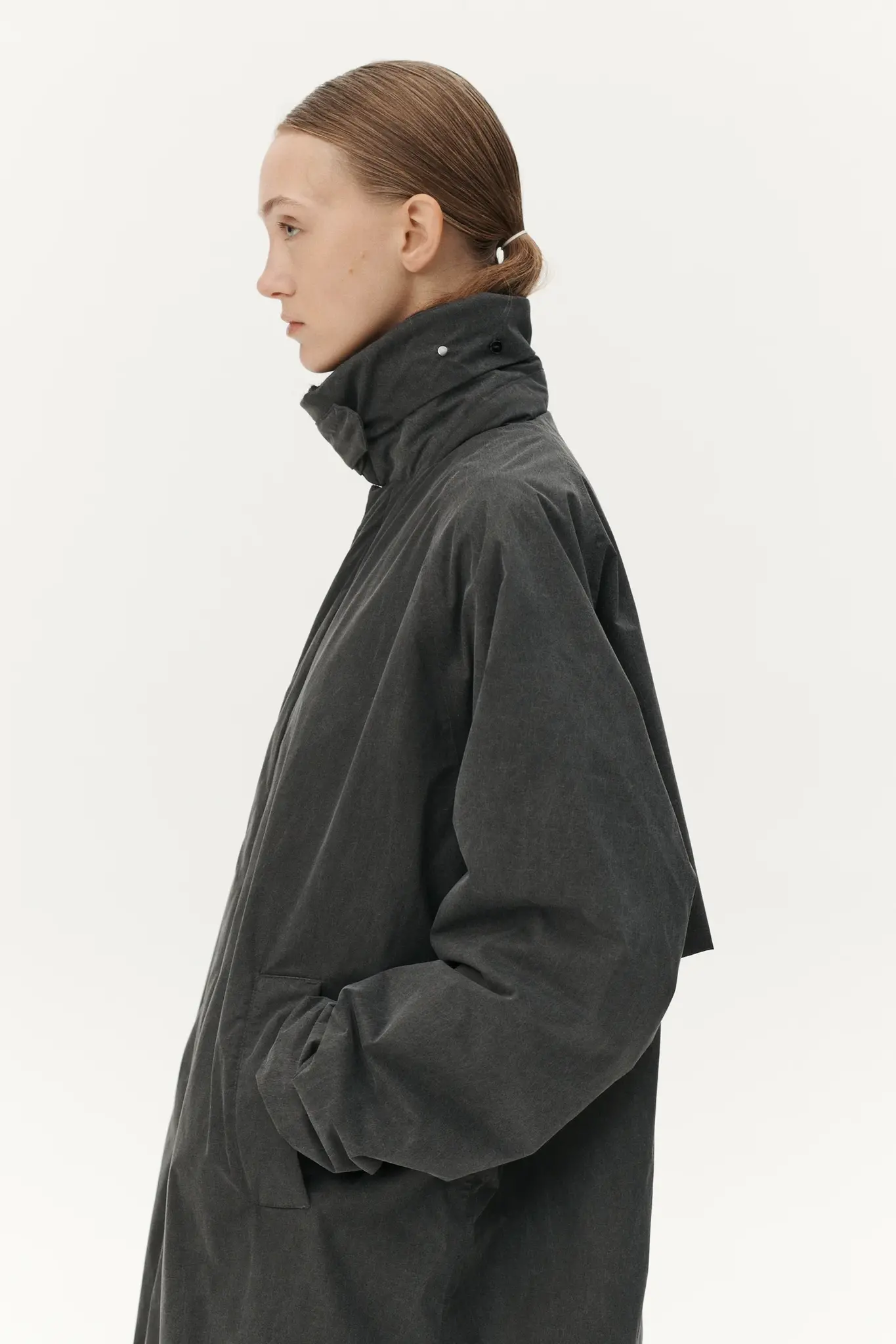 Welter Shelter Long coach washed jacket Washed black