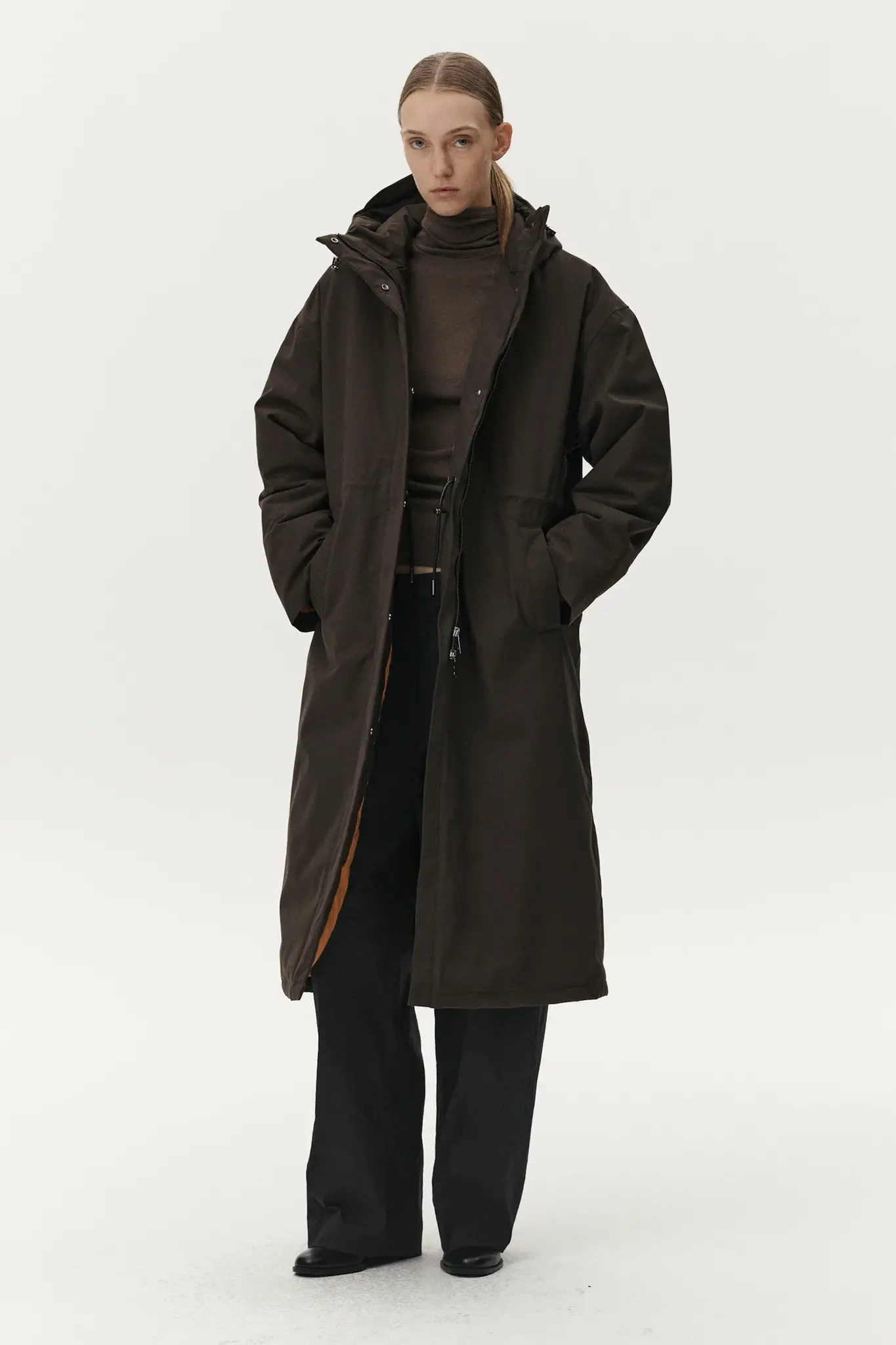 Welter Shelter Roomy long tube jacket Chestnut