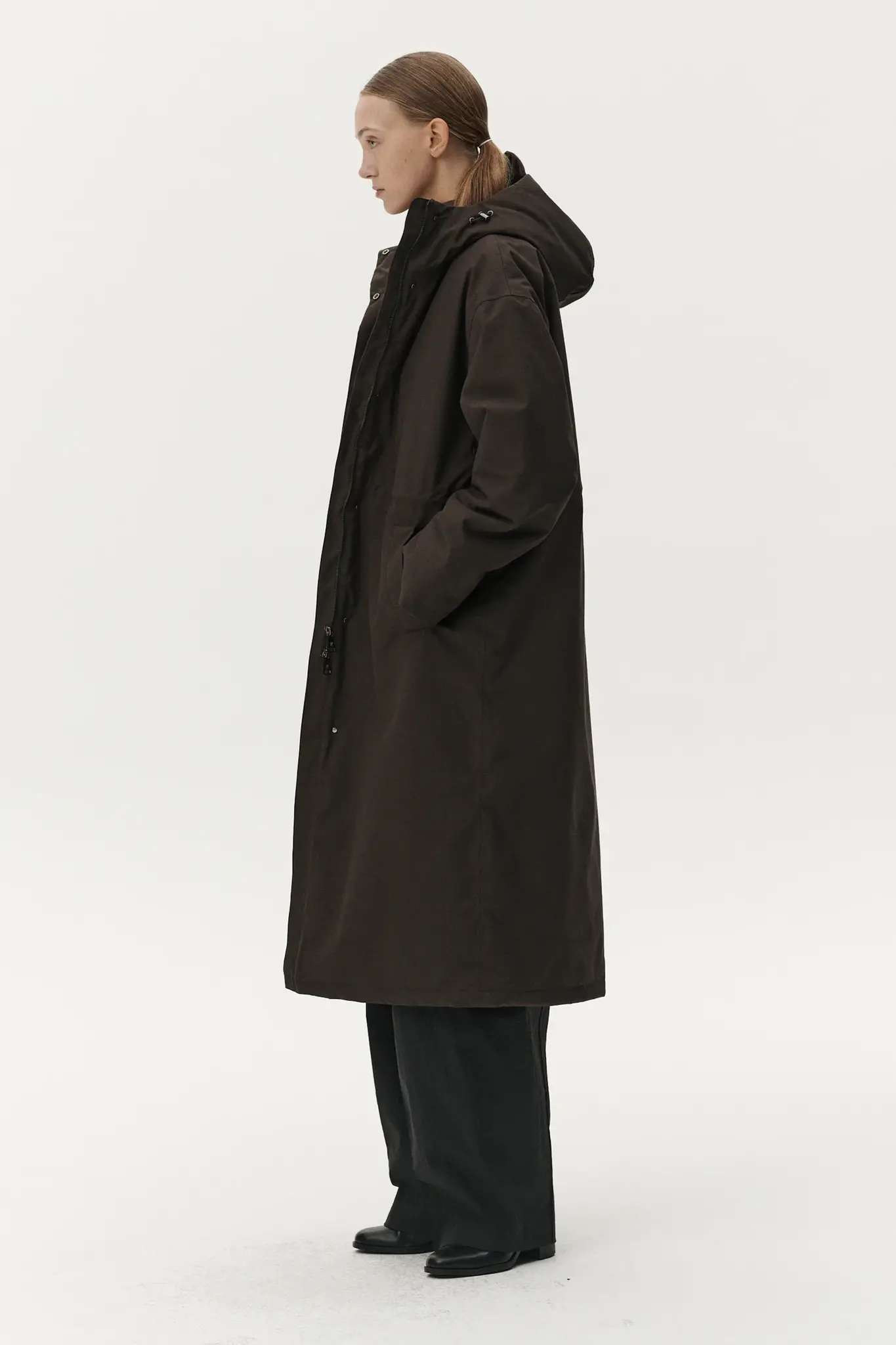 Welter Shelter Roomy long tube jacket Chestnut