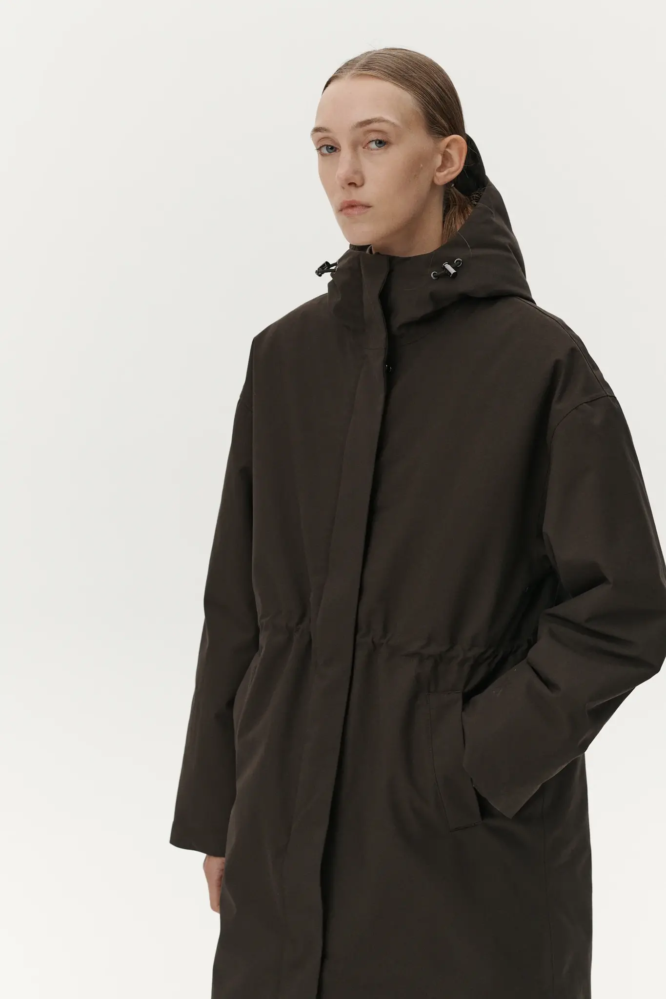 Welter Shelter Roomy long tube jacket Chestnut