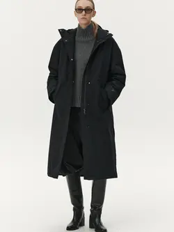Welter Shelter Roomy long tube jacket Navy