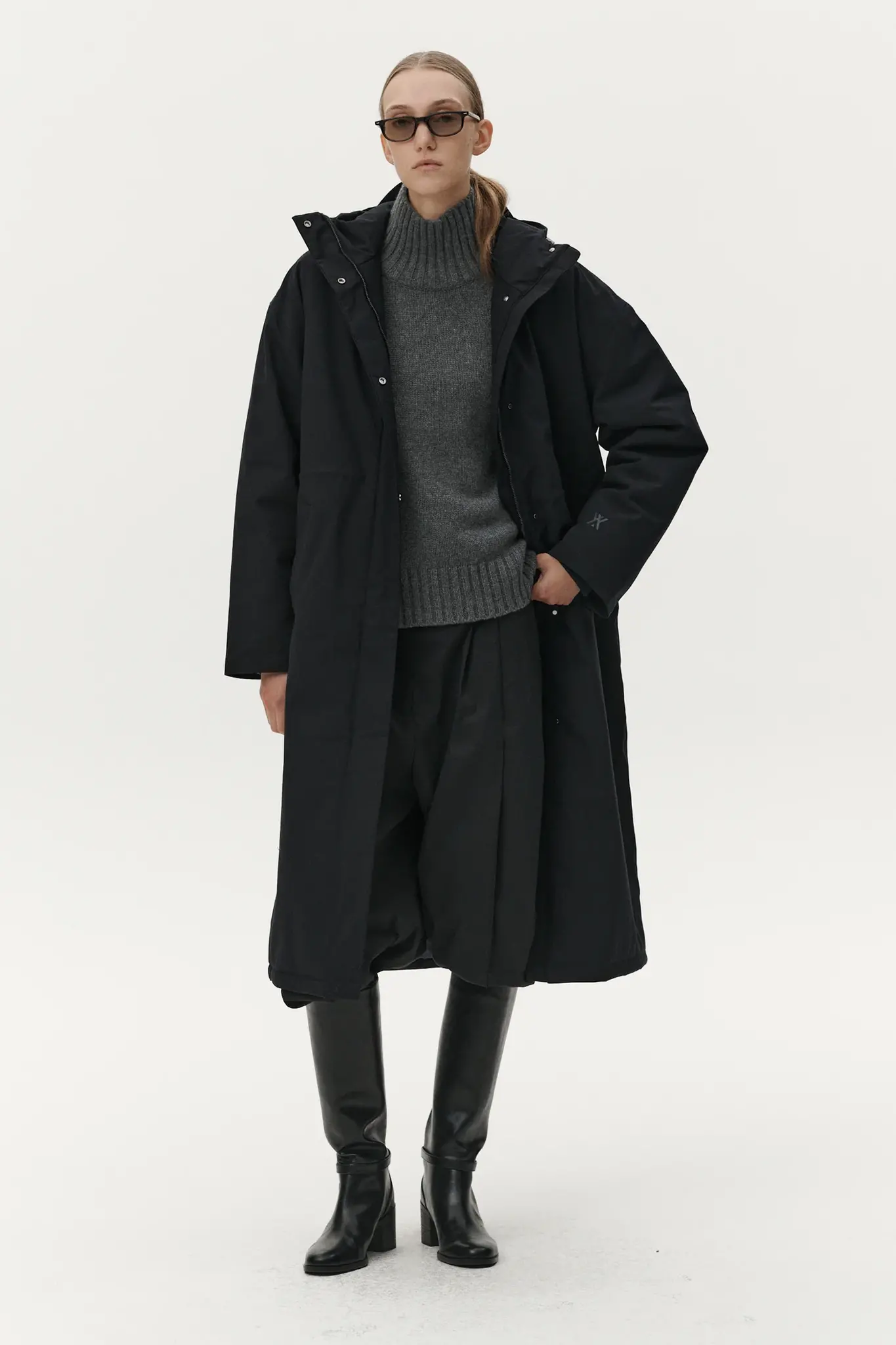 Welter Shelter Roomy long tube jacket Navy