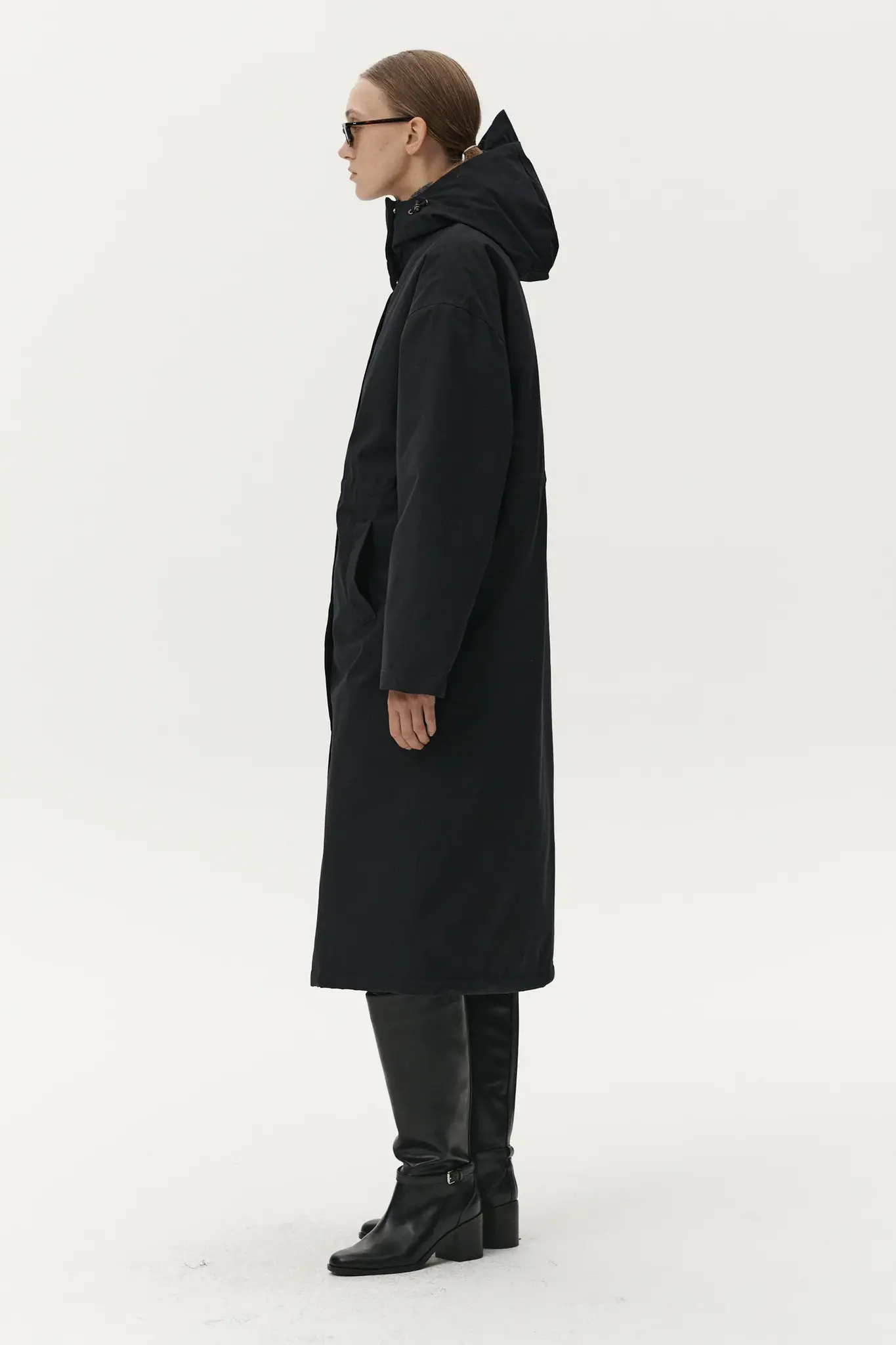 Welter Shelter Roomy long tube jacket Navy