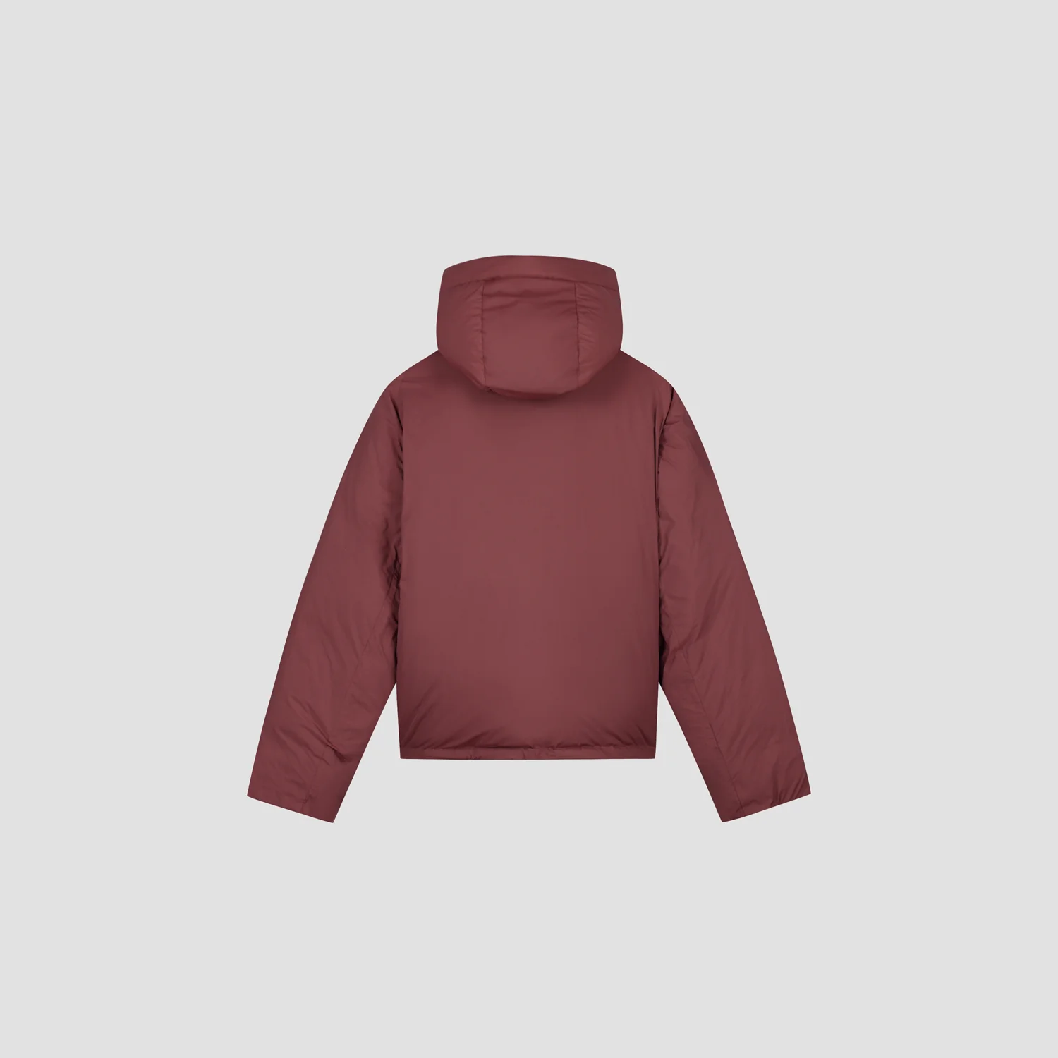 OLAF Hooded puffer jacket Rum raisin